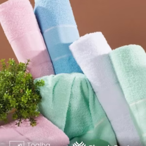 Toalha Banho 62X1,30 m para Bordar Ponto Cruz Valletex