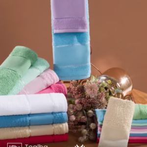 Toalha Social 23X39 cm para Bordar Ponto Cruz Valletex