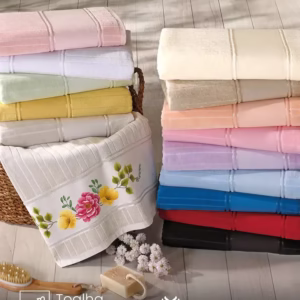 Toalha Artesanalle 70X140 p/ Pintar e Bordar à Máquina | Döhler