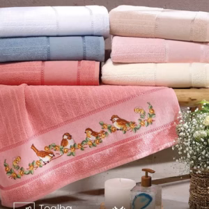 Toalha de Banho Döhler Firenze III 70X140 cm para Bordar