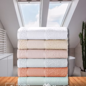 Toalha de Banhão Döhler Sofia 90X150 cm para bordar Ponto Cruz