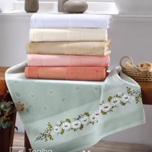 Toalha de Banho Döhler Verona Art 70X140 cm para Pintar e Bordar