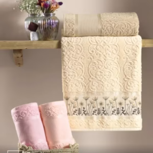 Toalha de Banho Melina II 74X140 cm para Bordar Ponto Cruz Karsten