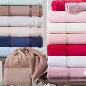 Toalha de Banho Bellarte 68X1,40 m para Pintar e Bordar Valletex