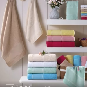 Toalha de Banho Valletex Requinte 68X1,35 m para Bordar Ponto Cruz