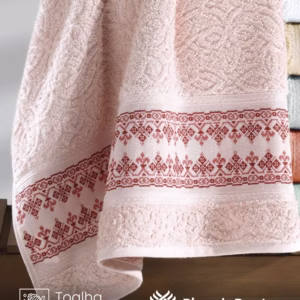 Toalha de Lavabo Döhler Sofia 30X45 cm para bordar Ponto Cruz