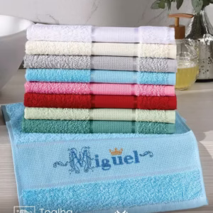 Toalha de Lavabo Dohler Torino II 30X45 cm para Bordar Ponto Cruz