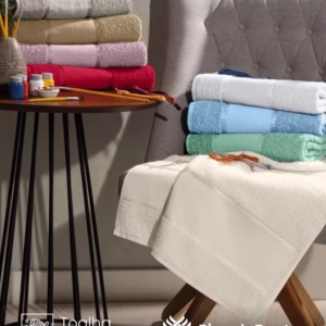 Toalha de Lavabo Garmisch Ponto Russo 28X50 cm para Bordar e Pintar