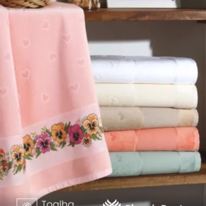 Toalha de Rosto Verona 50X80 cm para Bordar Ponto Cruz Döhler