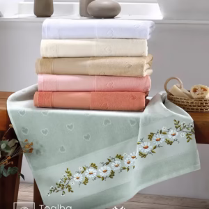 Toalha de Rosto Döhler Verona Art 50X80cm para Pintar e Bordar