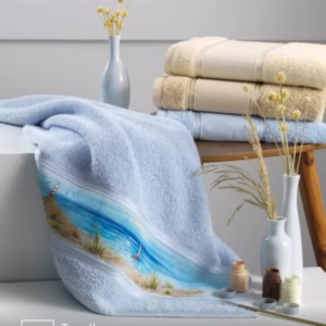 Toalha de Rosto Bruna II 49X80 cm para Pintar e Bordar à máquina Karsten