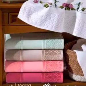 Toalha de Rosto Softart 50X80 cm para Pintar e Bordar à Máquina Döhler