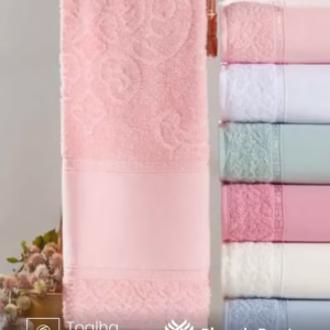 Toalha de Rosto Jacquard Decorarte 48X80 cm para Pintar e Bordar Valletex