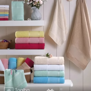 Toalha de Rosto Valletex Requinte 48X80 cm para Bordar Ponto Cruz