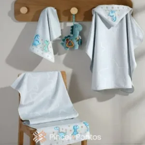 Toalha de Banho Infantil Döhler Baby Star 70×115 cm para Bordar
